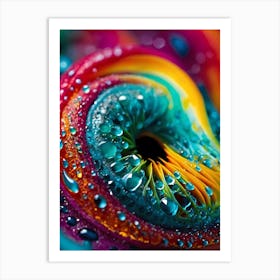 Colorful Swirl 1 Art Print