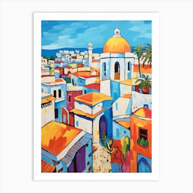 Tunis Tunisia 4 Fauvist Painting Art Print