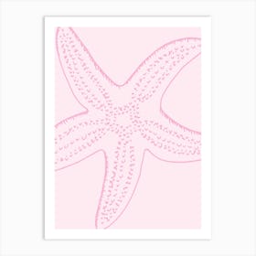 Pink Starfish Art Print