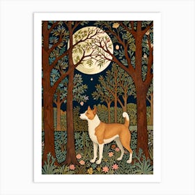 William Morris Dog In The Woods Art Print