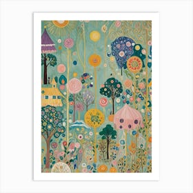 Whimsical Garden Art Print