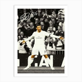 Cristiano Ronaldo Goal Real 1 Art Print