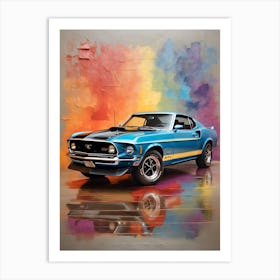 Ford Mustang Art Print