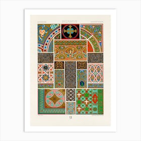 Byzantine Pattern, Albert Racine 1 Art Print