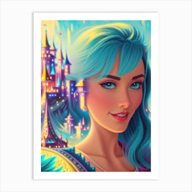 Fantasy Fairytale Princess Art Print