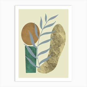 Foot And A Leaf Art Print