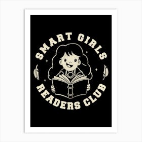 Smart Girls Readers Club Art Print