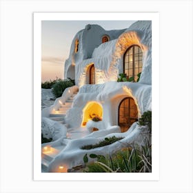 Santorini Art Print