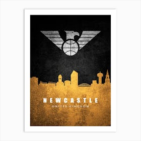 Newcastle Eagles Art Print