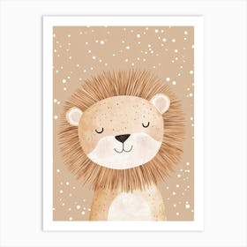 Happy Lion Art Print