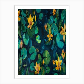 william morris textiles art print Art Print