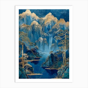 Asian Landscape 14 Art Print