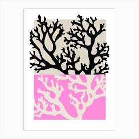 Coral Pink Art Print