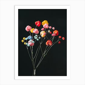 Bright Inflatable Flowers Gypsophila 1 Art Print