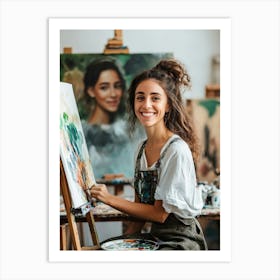 Portrait Of A Young Artist Art Print