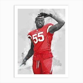 Chandler Jones Arizona Cardinals Art Print