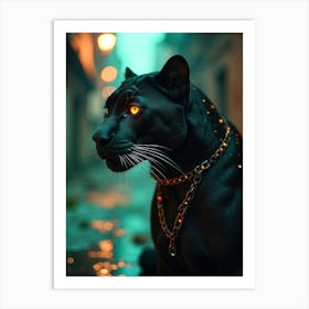 Black Panther 5 Art Print