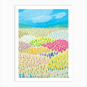 Field Of Flowers Art Print