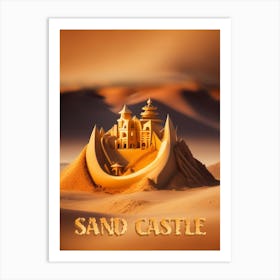 Sand Castle Art Print