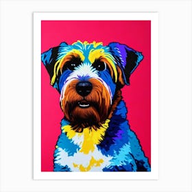 Soft Coated Wheaten Terrier Andy Warhol Style Dog Art Print