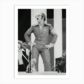 Elton John At Midsummer Music Art Print