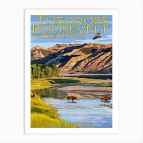 Theodore Roosevelt National Park Art Print