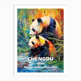 Chengdu China: Where History and Modernity Collide Art Print