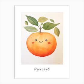 Friendly Kids Apricot 3 Poster Art Print