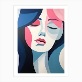 Portrait Of A Woman 18 Art Print