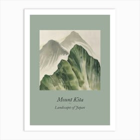 Landscapes Of Japan Mount Kita 63 Art Print