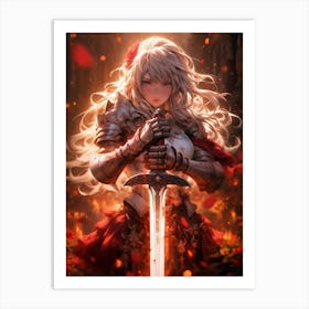 Sword Maiden Goblin Slayer 1 Art Print