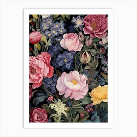 Peonies 57 Art Print