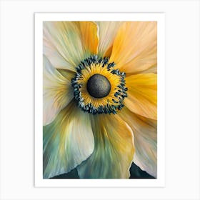 Yellow Anemone Art Print