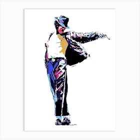 Michael Jackson king of pop music 32 Art Print