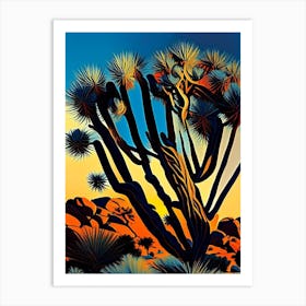 Joshua Tree Pattern Nat Viga Style  (3) Art Print