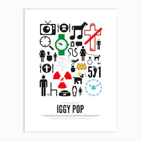 Iggy Pop Art Print