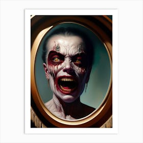 Mirror Of Horror 1 Art Print