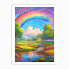 Rainbow In The Sky 8 Art Print