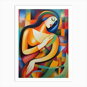 Sensual Woman Abstract Art Print