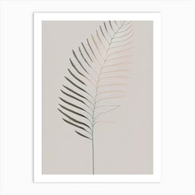 Gossamer Fern Simplicity Art Print