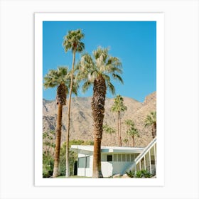 Palm Springs Architecture II on Film Art Print