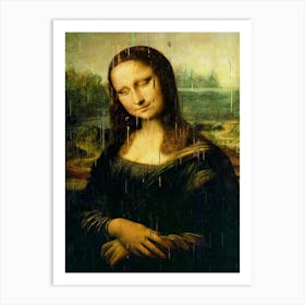 Mona Lisa Sleeps Art Print