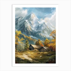 Mountain Landscape 16 Art Print