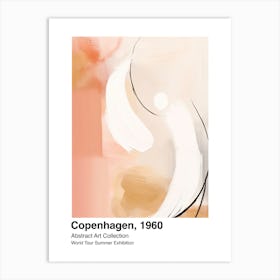 World Tour Exhibition, Abstract Art, Copenhagen, 1960 2 Art Print