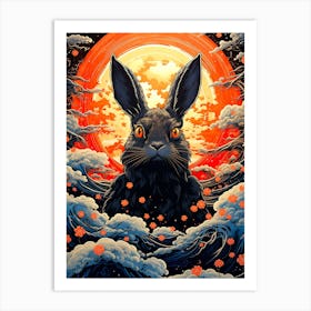 Hare In The Sky Art Print