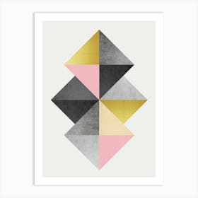 Minimalist geometric shapes 8 Art Print