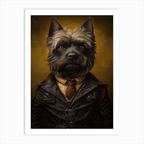 Gangster Dog Cairn Terrier 4 Art Print
