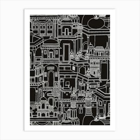 Rajasthan night Art Print