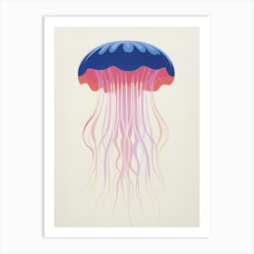 Irukandji Jellyfish Cartoon 6 Art Print