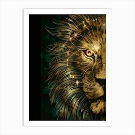 Lion Artwork Art Print